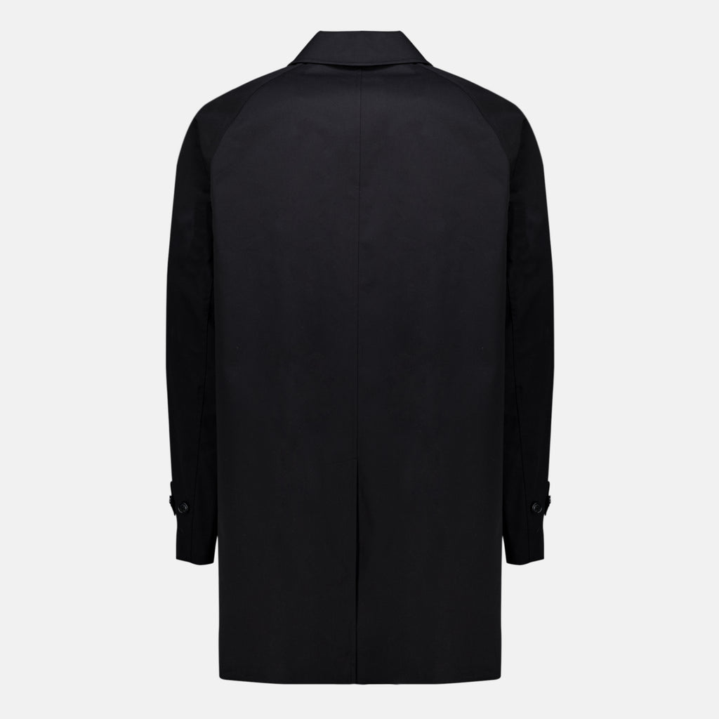 Manteaux 블랙 가바르딘 헤리티지 코트 Burberry Noir Homme