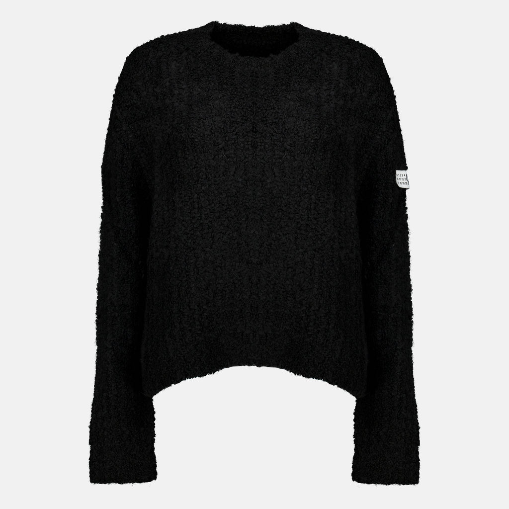 Maille Pull Numeric Schwarz Mm6 Noir Femme