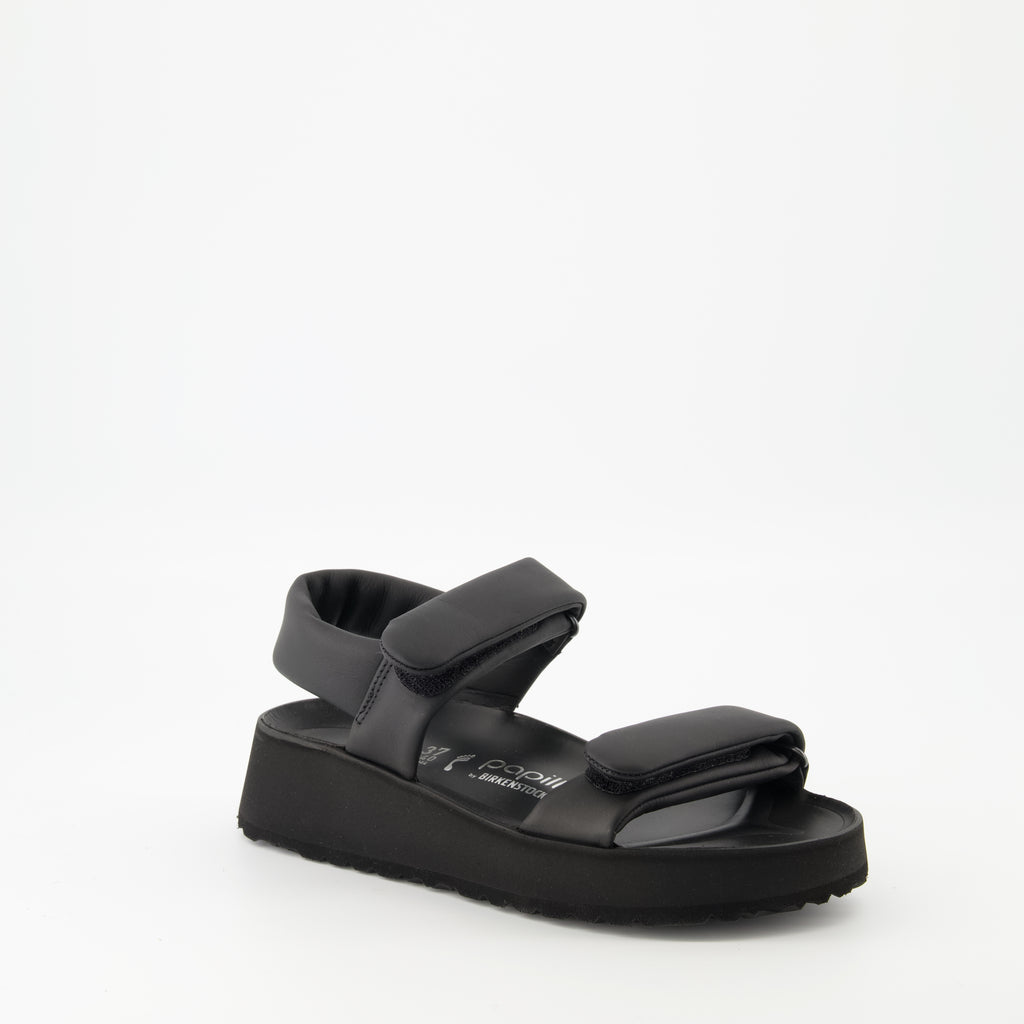 Chaussures ouvertes Sandales Theda Birkenstock Noir Femme