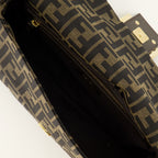 Sacs à main et épaule FFファブリックバゲット®バッグ ブラウン Fendi Marron Femme