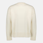 Imagen del suéter de corazón beige AMI de la marca Ami PARIS para Unisex - Temporada Primavera-Verano 2026 - Vista Trasera