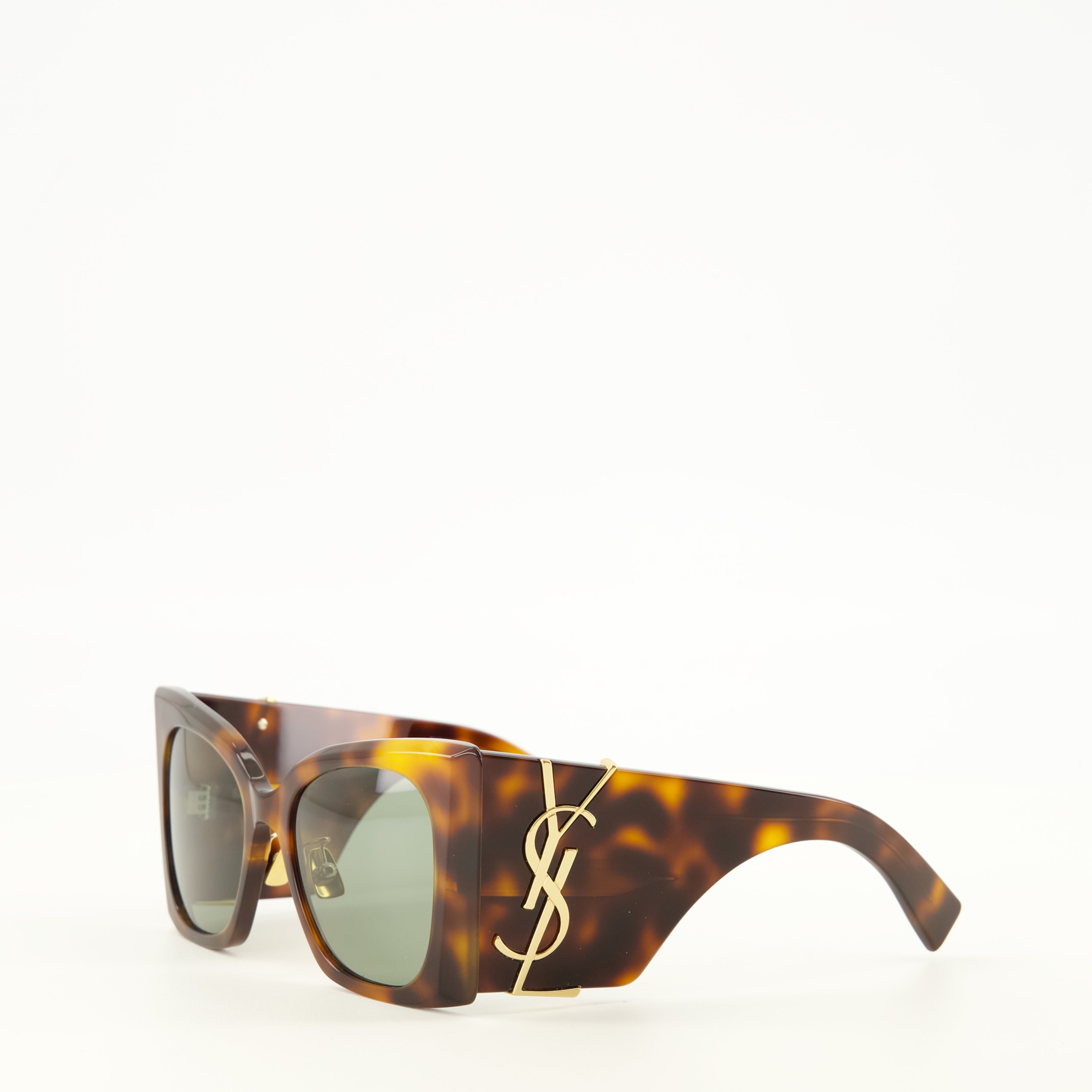 Lunettes SL M119 Sunglasses Saint Laurent Marron Unisexe