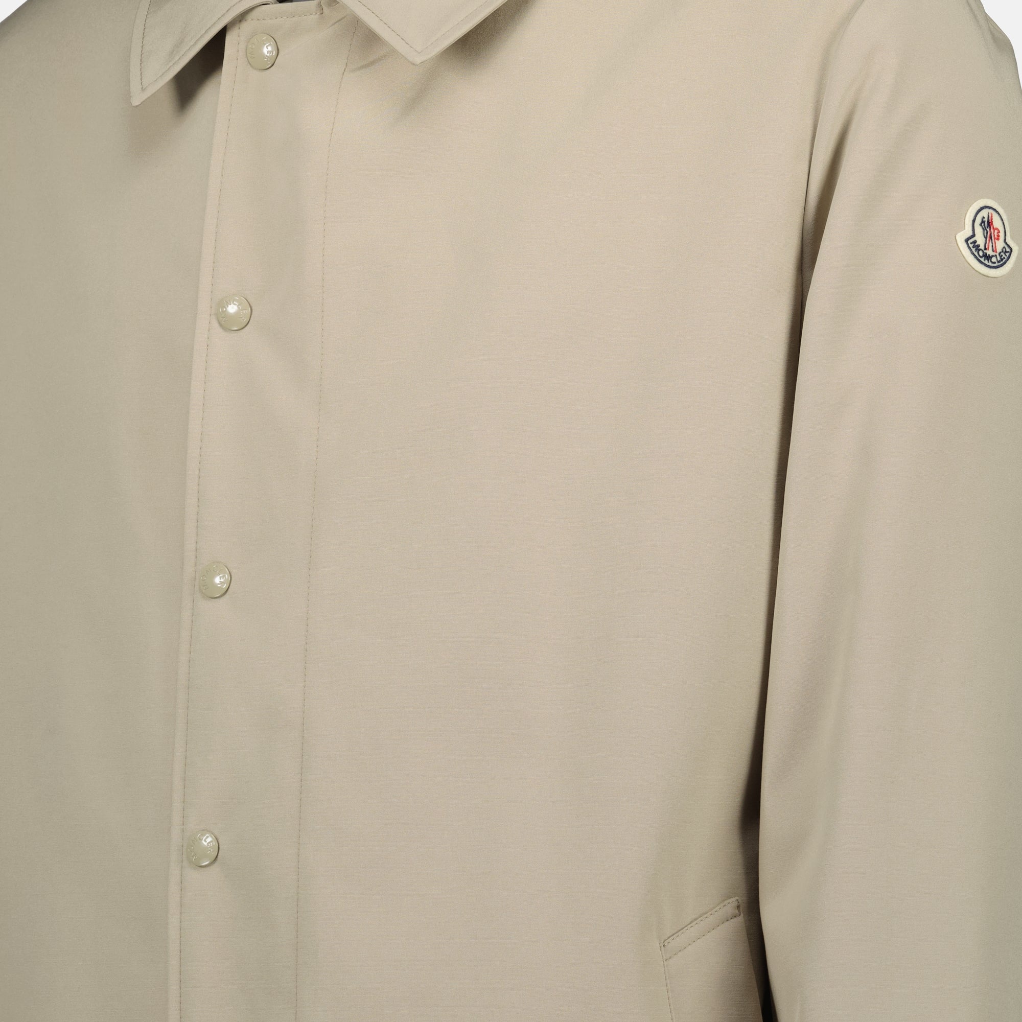 Manteaux Veste longue Miroir Moncler Beige Homme