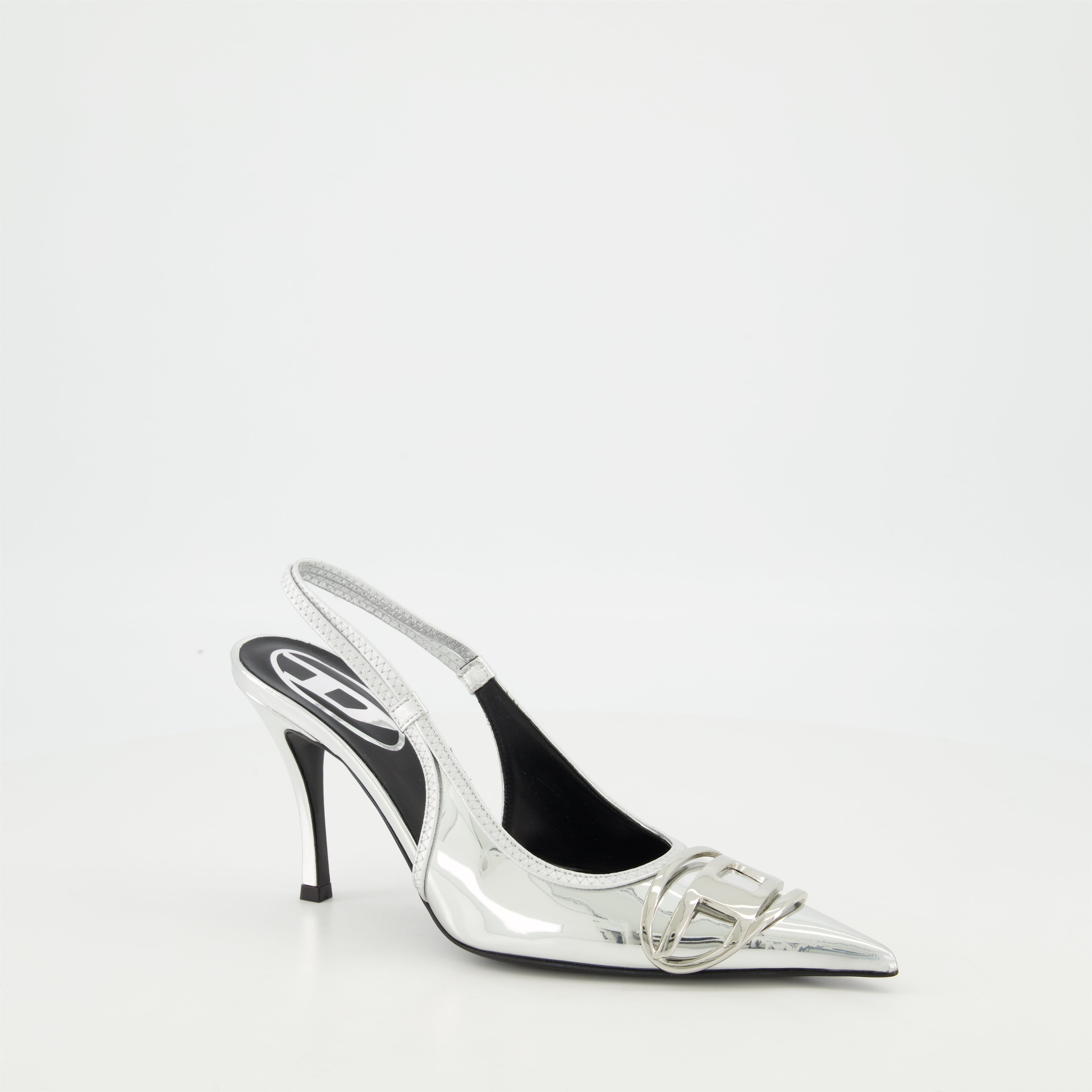 Heels Escarpins D-Venus argentés Diesel Silver Femme