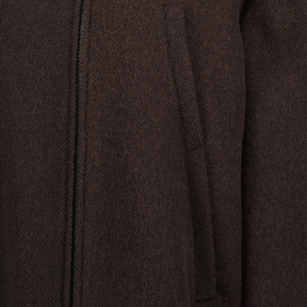 Image de l'article Veste en laine marron de la marque Mm6 pour Femme - Saison Automne-Hiver 2025 - Vue détaillée_1