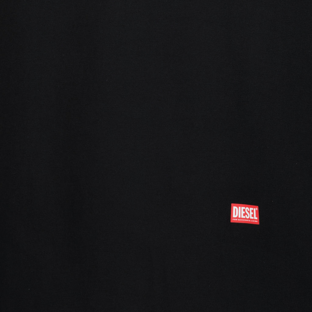 T-shirts T-shirt noir T-Adjust-Slits Diesel Noir Homme