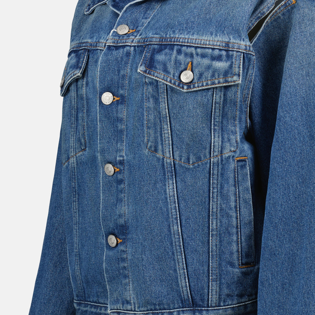 Jaquetas Casaco de Denim Mm6 Azul Femme