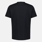 T-shirts 네이비 스트라이프 로고 코튼 티셔츠 Moncler Bleu foncé Homme