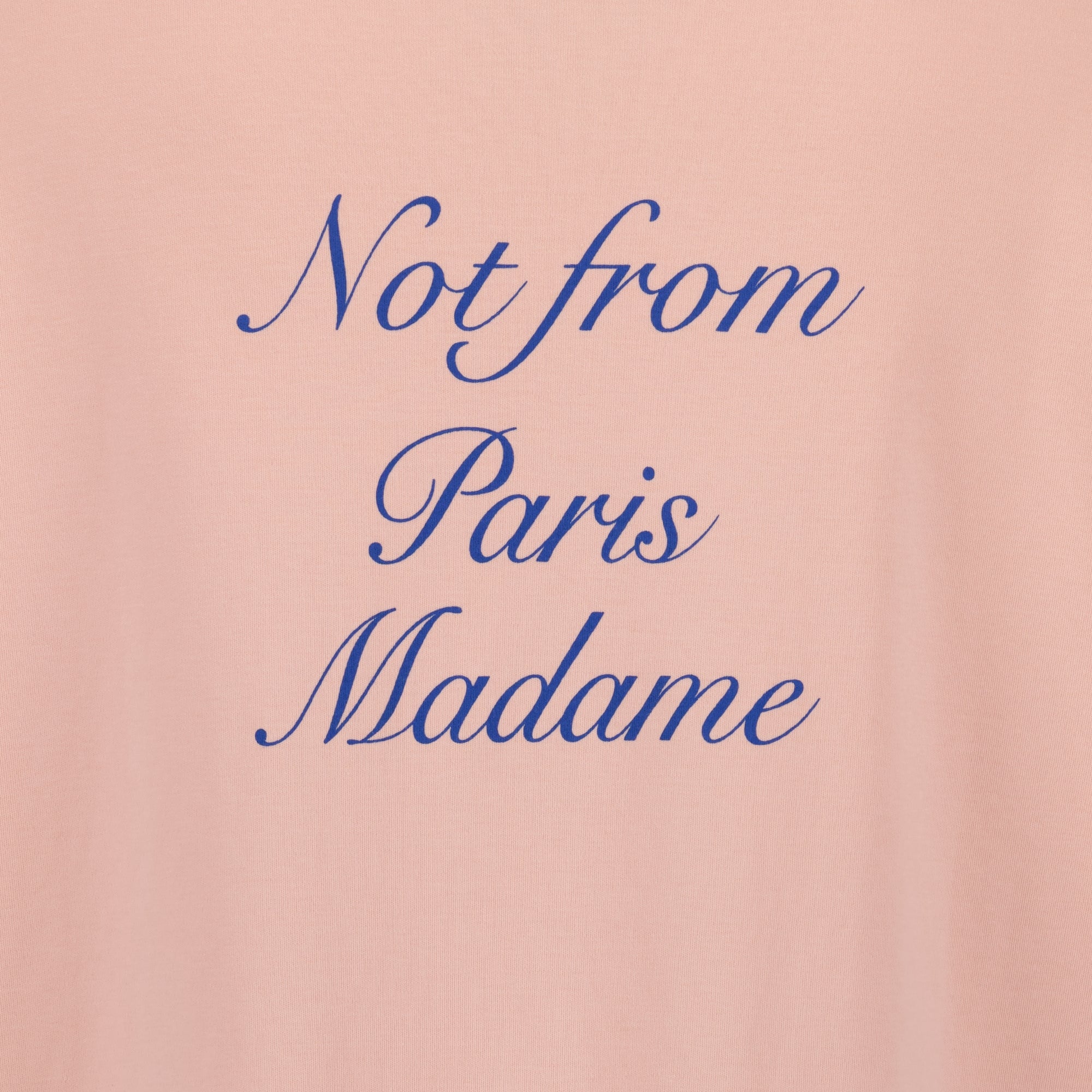 Tシャツ カースィブスローガンTシャツ Drole De Monsieur ピンク メンズ