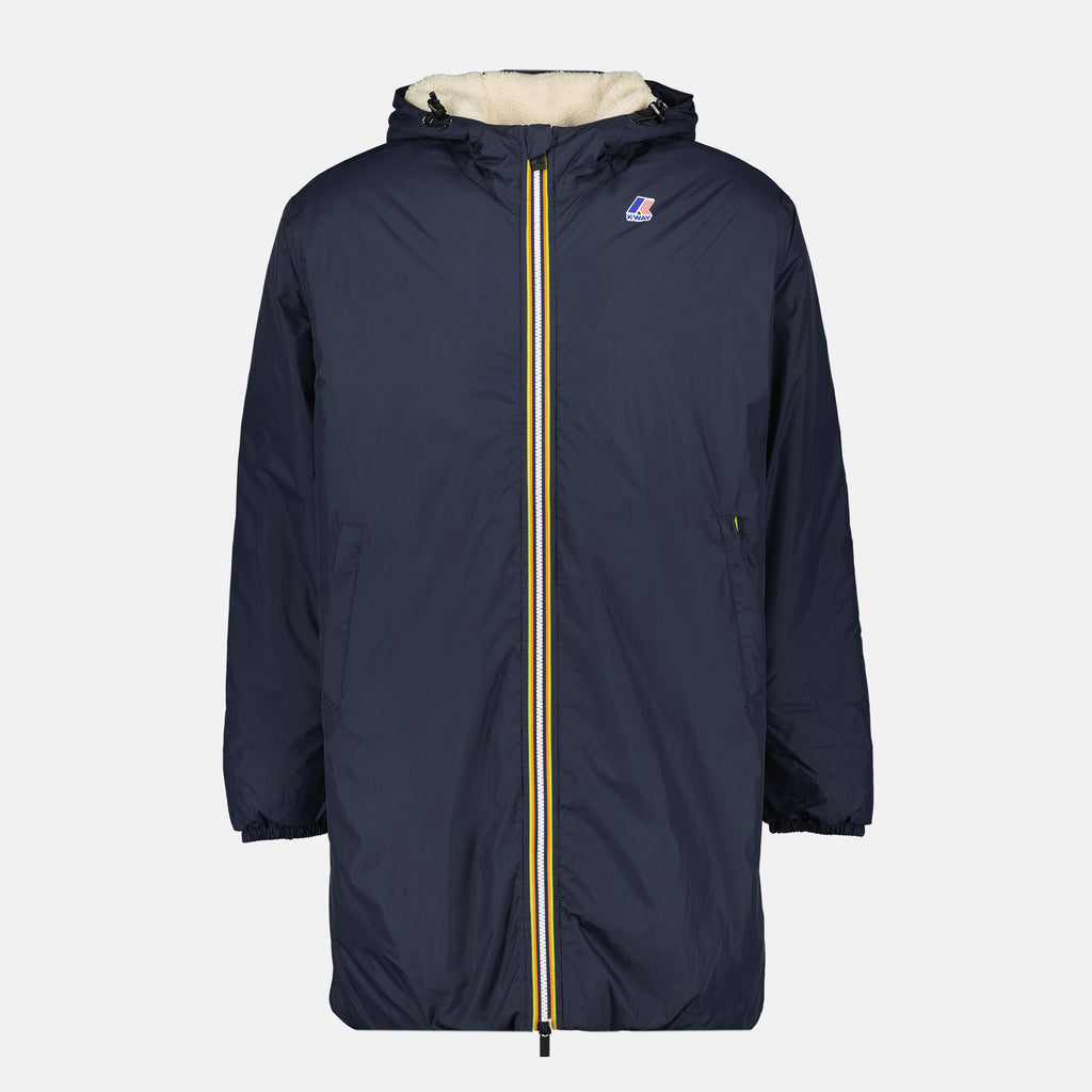 Image de l'article Parka Le Vrai 4.0 Eiffel Orsetto de la marque K-Way pour Unisex - Saison Automne-Hiver 2025 - Vue de Face