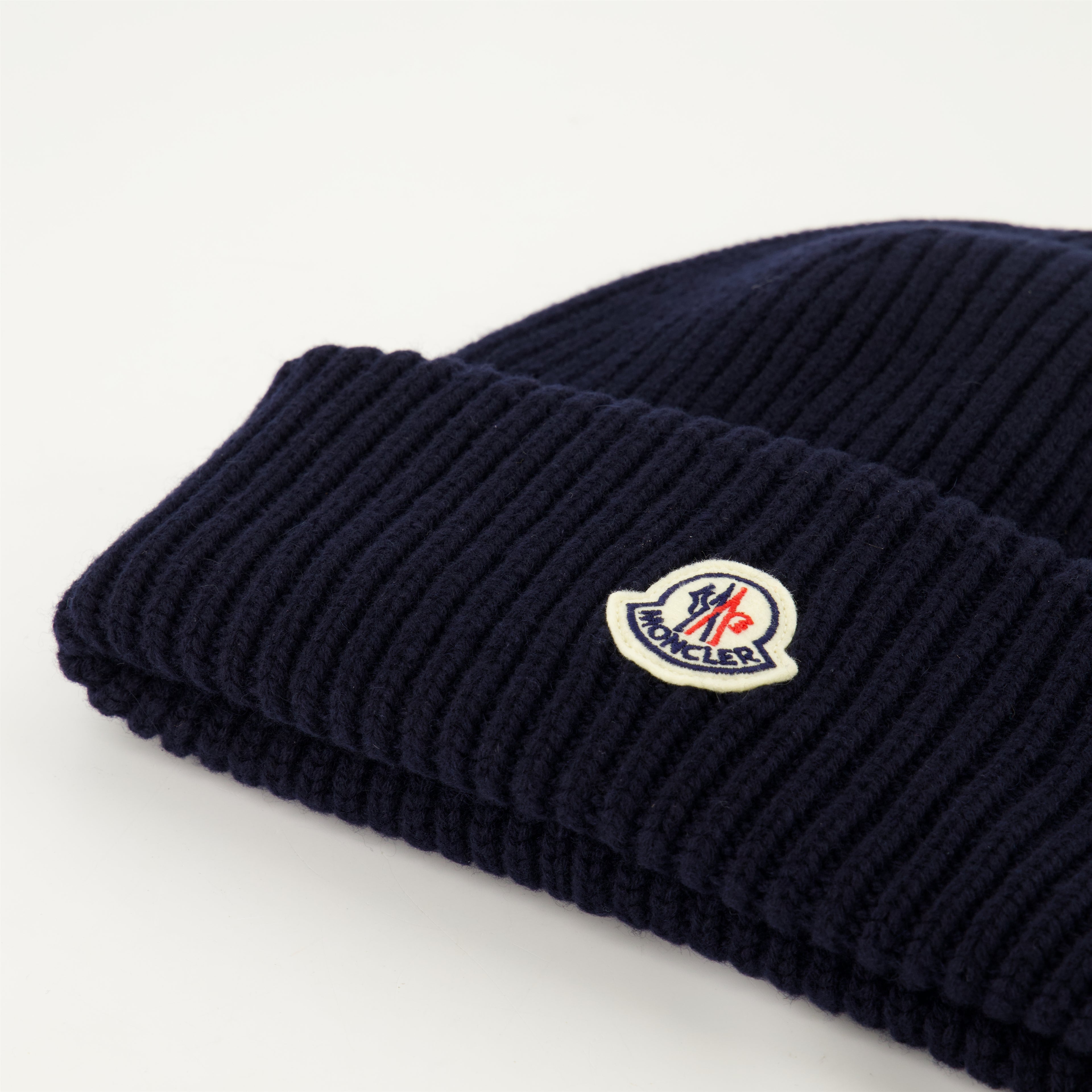 Chapeaux, casquettes et bonnets Bonnet en laine et cachemire Moncler Bleu Homme