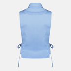 Chemises 파란색 포플린 셔츠 Miu Miu Bleu Femme