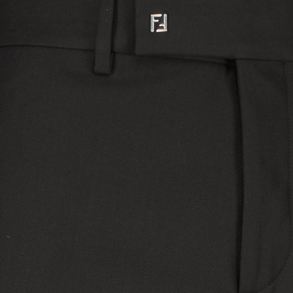 Image of the Fendi Men's Wool Pants - Fall-Winter 2025 - Detailed View_1