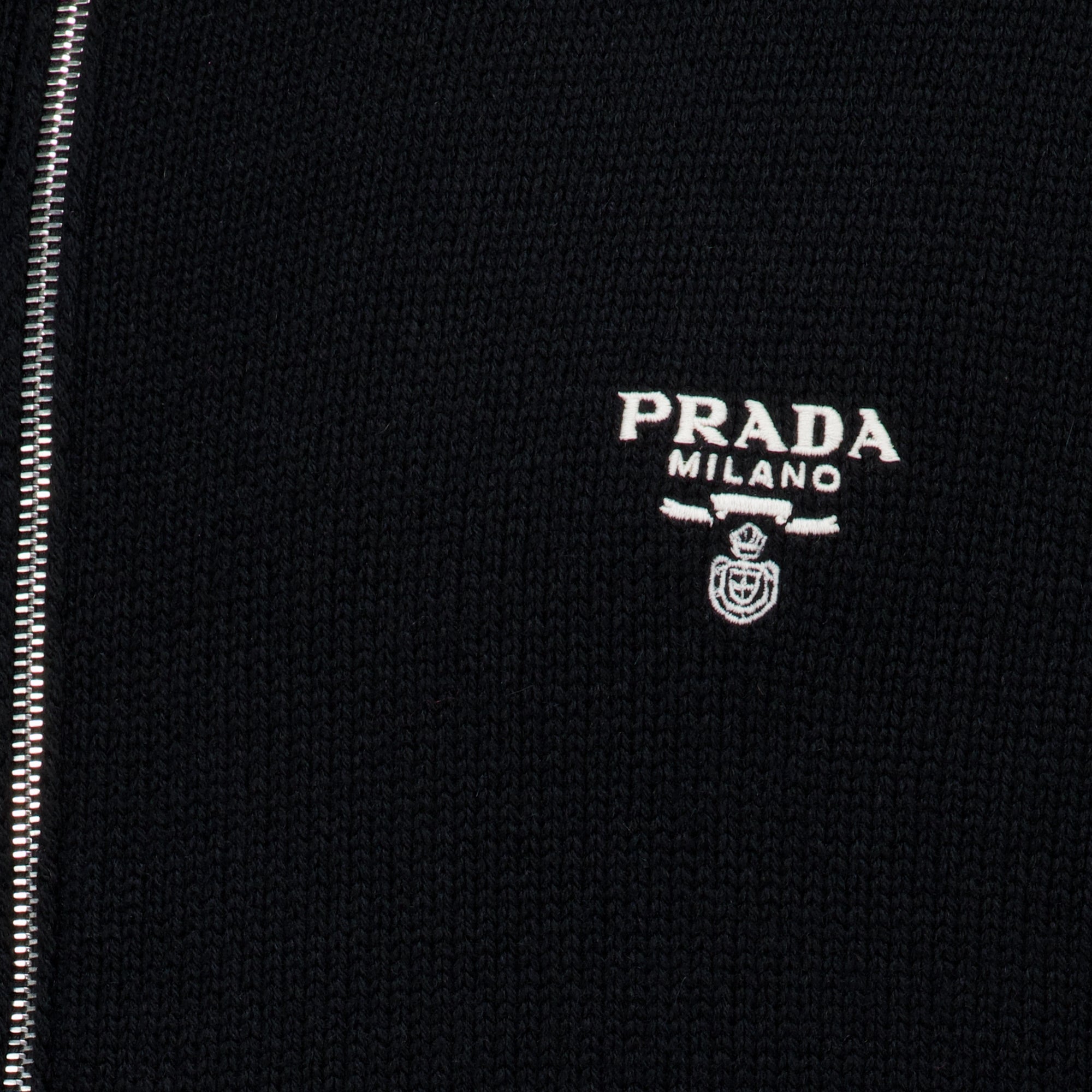 Vestes Cardigan en cachemire noir Prada Noir Homme