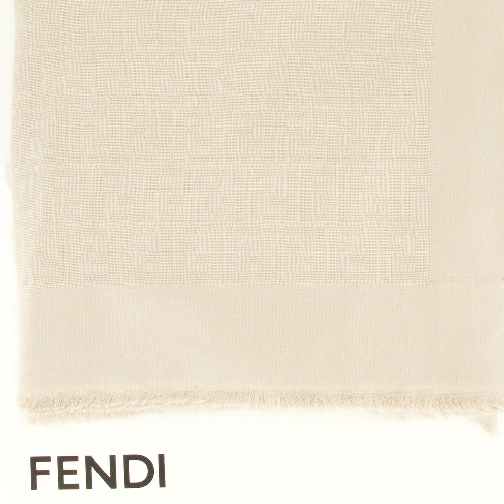 Écharpes, foulards et gants FF Beige Shawl Fendi Beige Femme