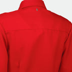 Vestidos Vestido Camisa en Lana Ami PARIS Rojo Femme