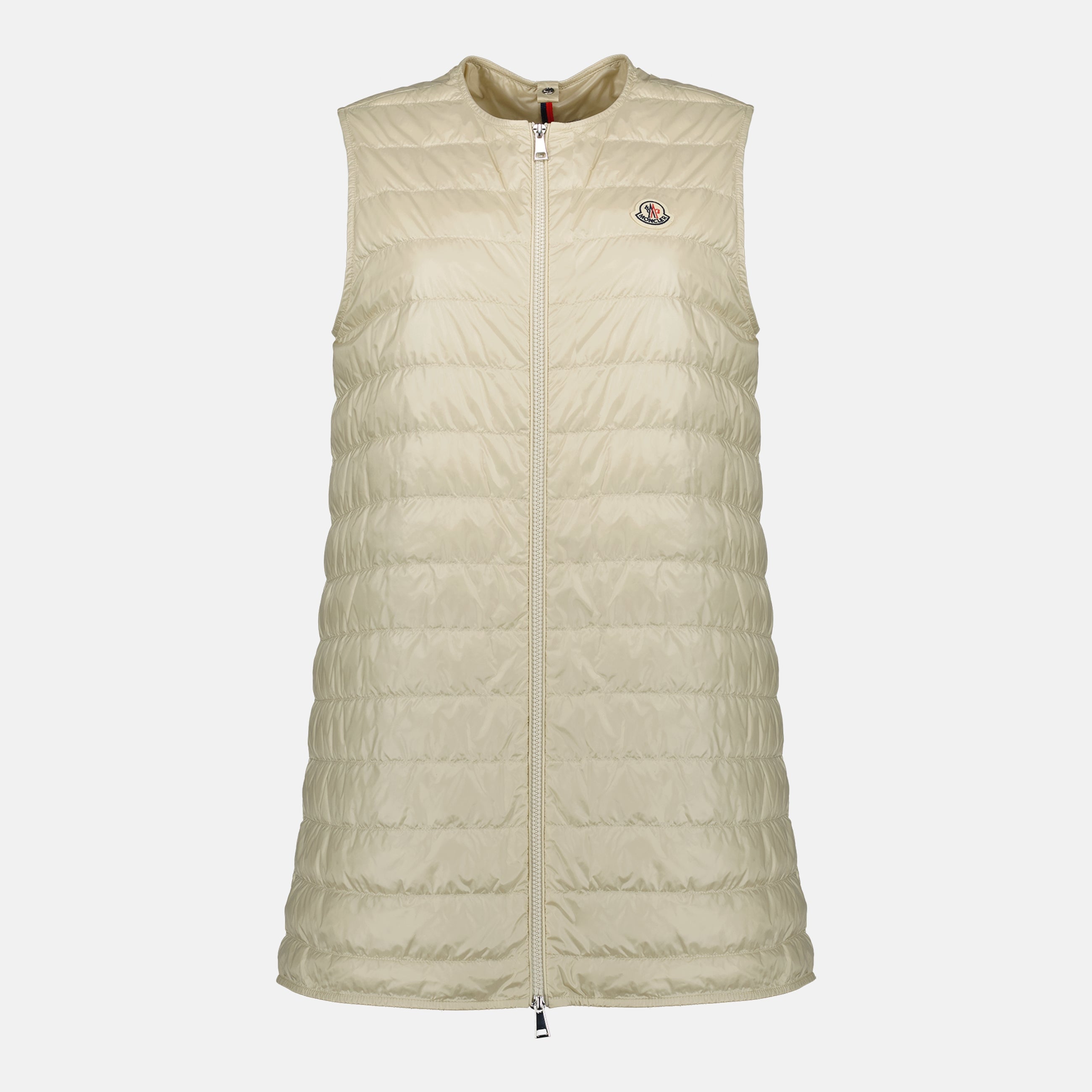 Image of the Moncler Women's 3-in-1 beige parka - Spring-Summer 2026 - Detailed View_1