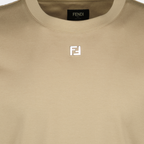 T-shirts Cotton T-shirt Fendi Beige Men