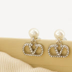 Bijoux Brincos Vlogo Valentino Garavani Argenté Femme