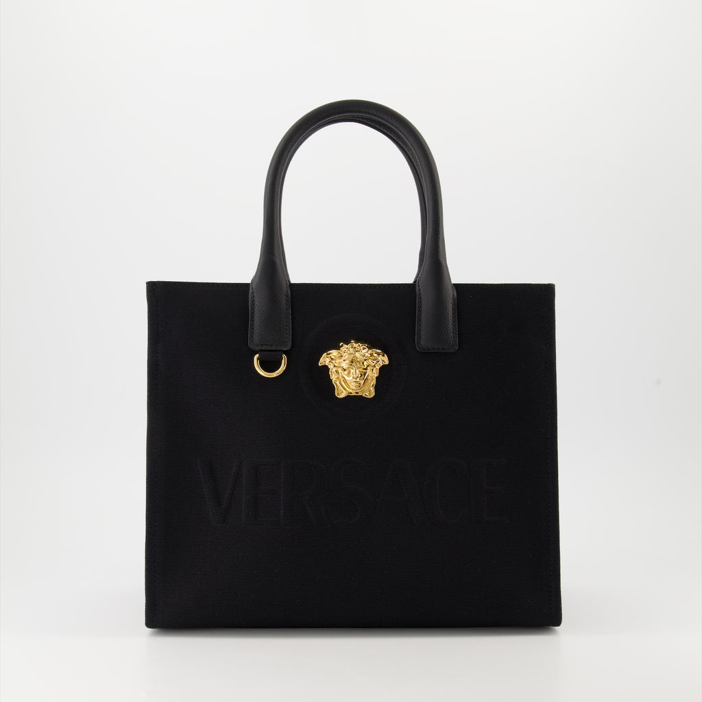 Tote bags Petit sac cabas La Medusa Versace Black Femme