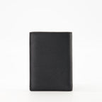 Pequeños artículos de cuero Billetera Vertical VLogo Valentino Garavani Negro Homme