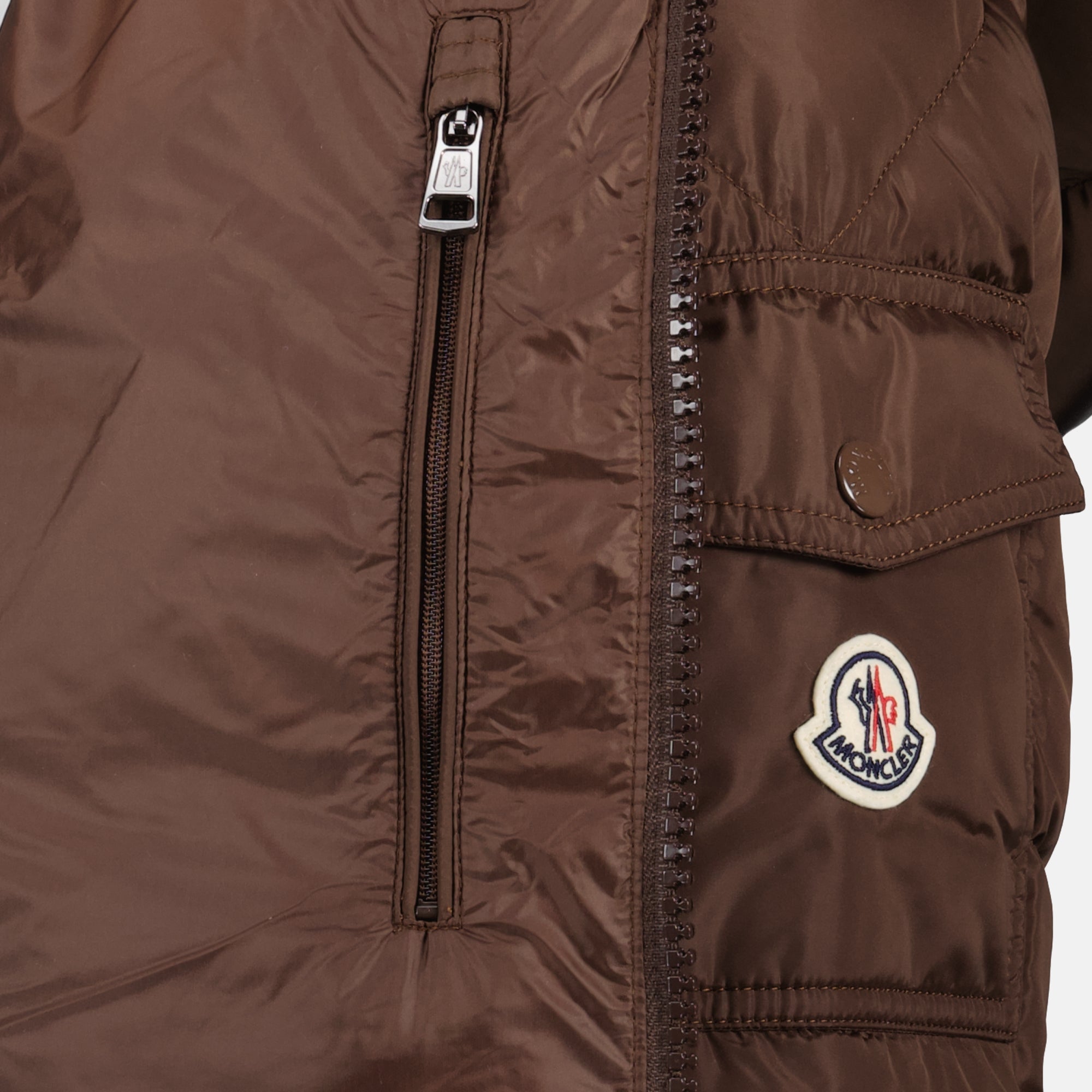 Manteaux Maya Braune Daunenjacke Moncler Marron Homme