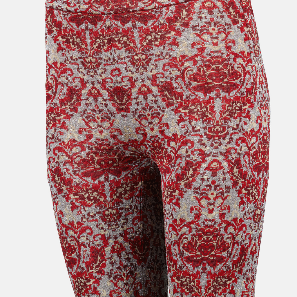 Pants Printed Pants Rabanne Red Femme