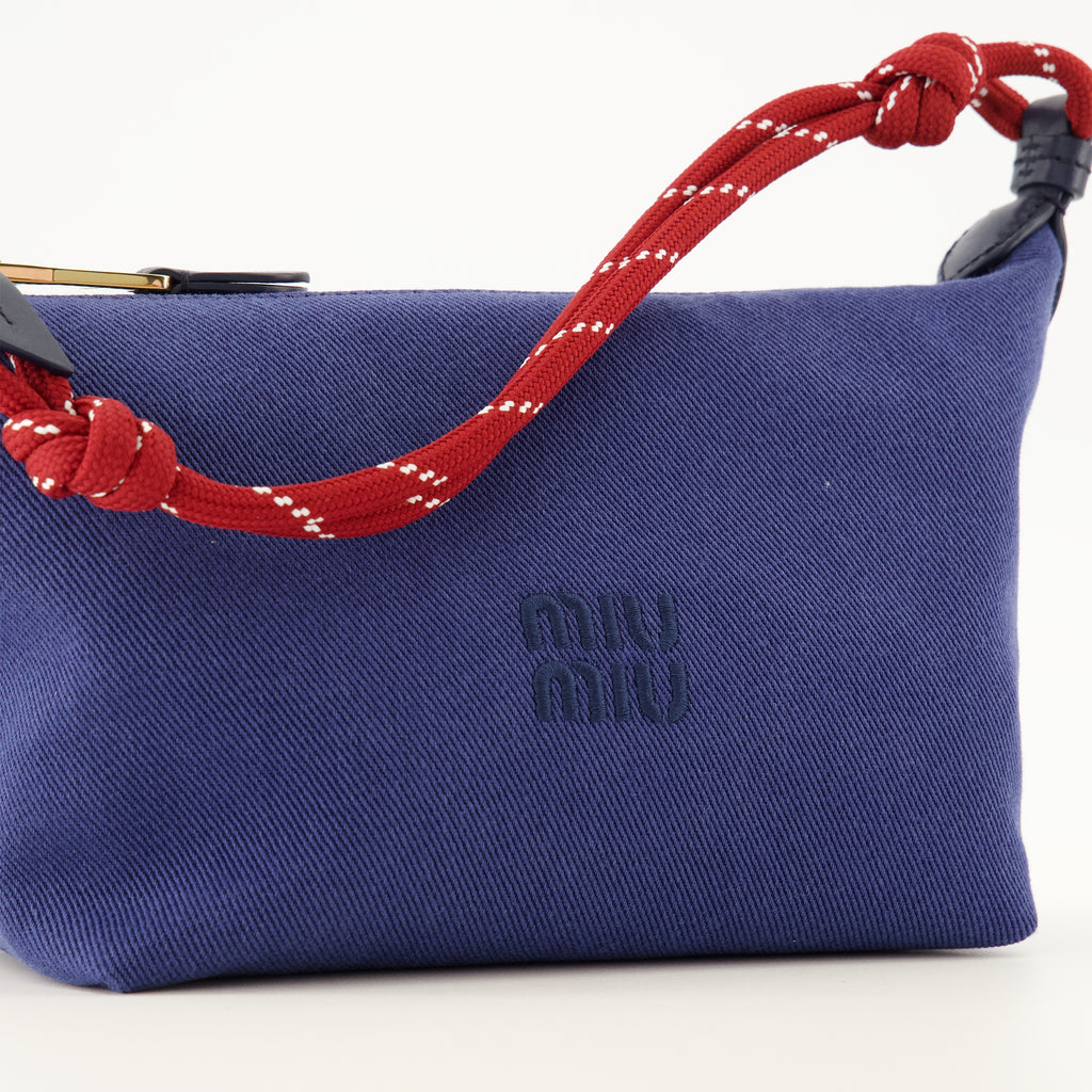 Sacs à main et épaule Pochete em Gabardina Azul Marinho Miu Miu Bleu foncé Femme