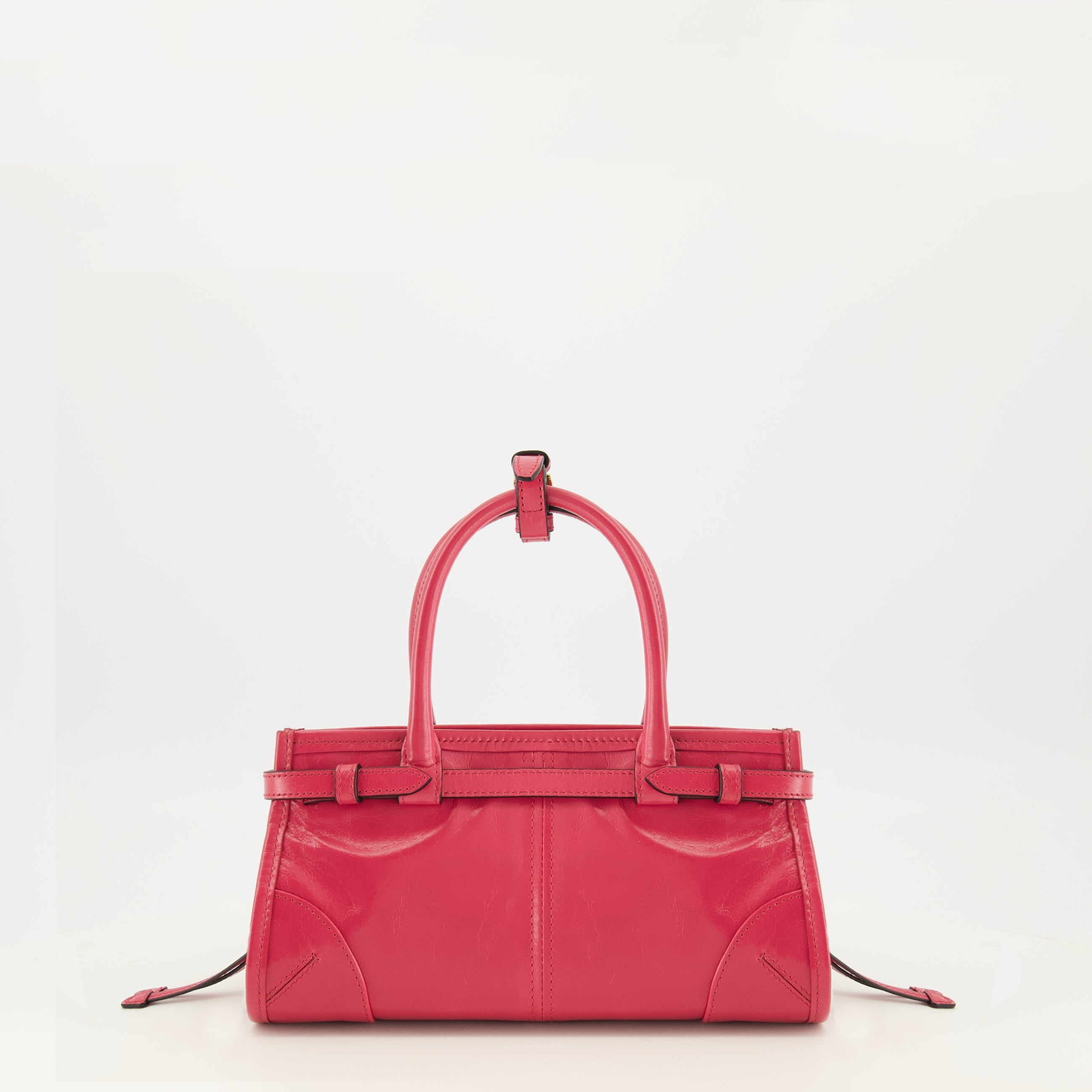 Image de l'article Mini sac Bonnie rose de la marque Prada pour Femme - Saison Printemps-Été 2026 - Vue de Dos