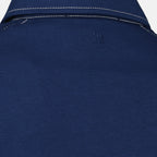 Immagine del polo a maniche lunghe blu navy in cotone del marchio Ami PARIS per Uomo - Stagione Primavera-Estate 2026 - Vista Dettagliata_2