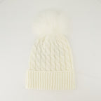 모자, 캡 및 비니 Bonnet à pompon Moncler Grenoble 하얀색 Femme