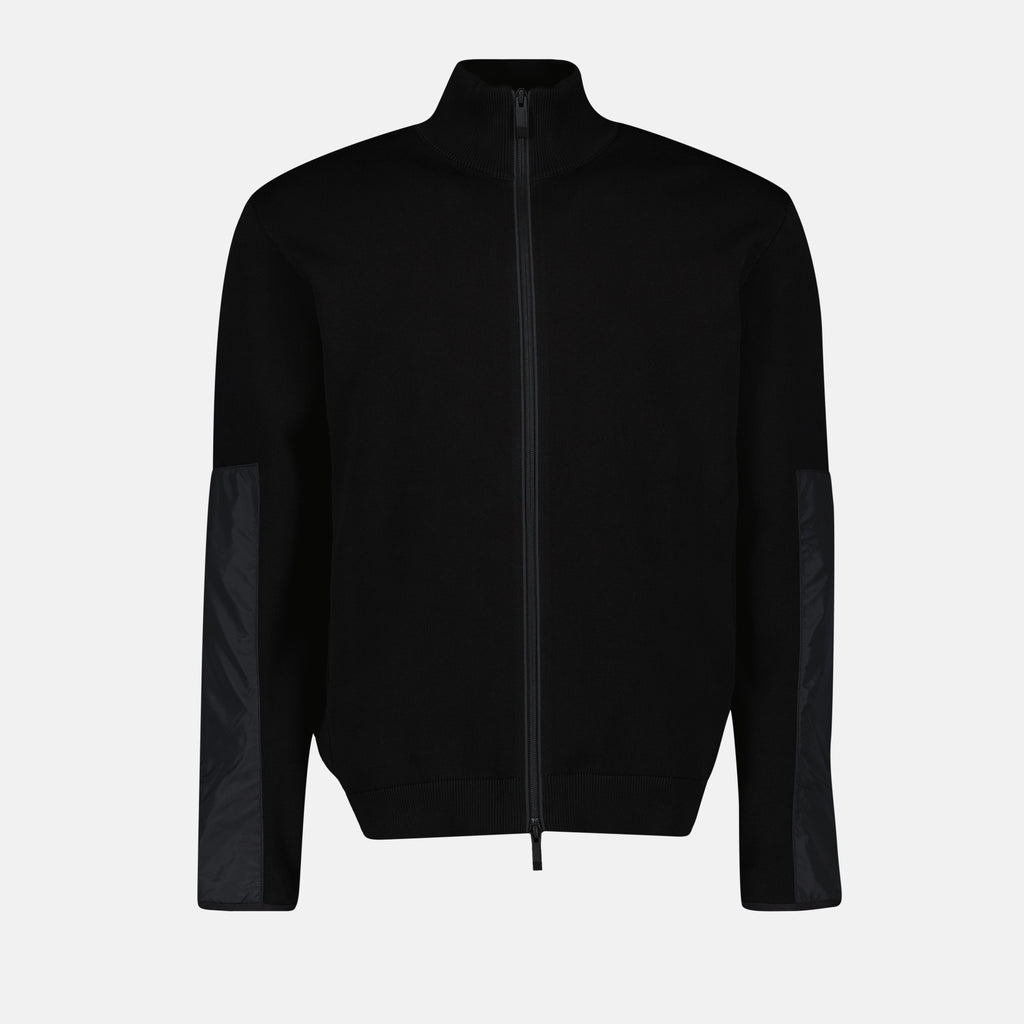 Jackets Zipped Cotton Jacket Moncler Black Homme