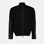 Jackets Zipped Cotton Jacket Moncler Black Homme
