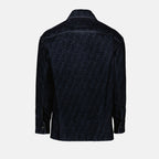 Shirts FF Denim Shirt Fendi Dark blue Homme