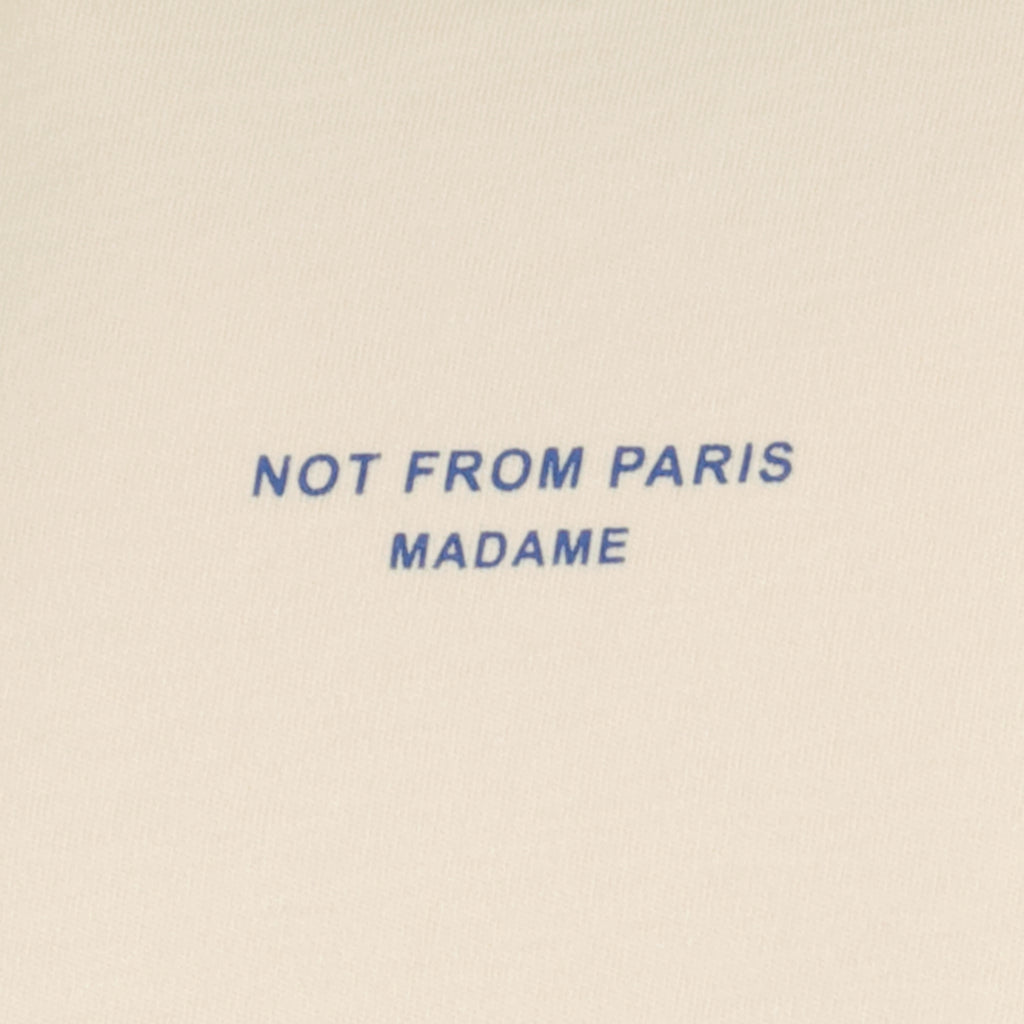 Imagen del artículo Camiseta beige con lema de la marca Drole De Monsieur para Hombre - Temporada Primavera-Verano 2026 - Vista Detallada_2