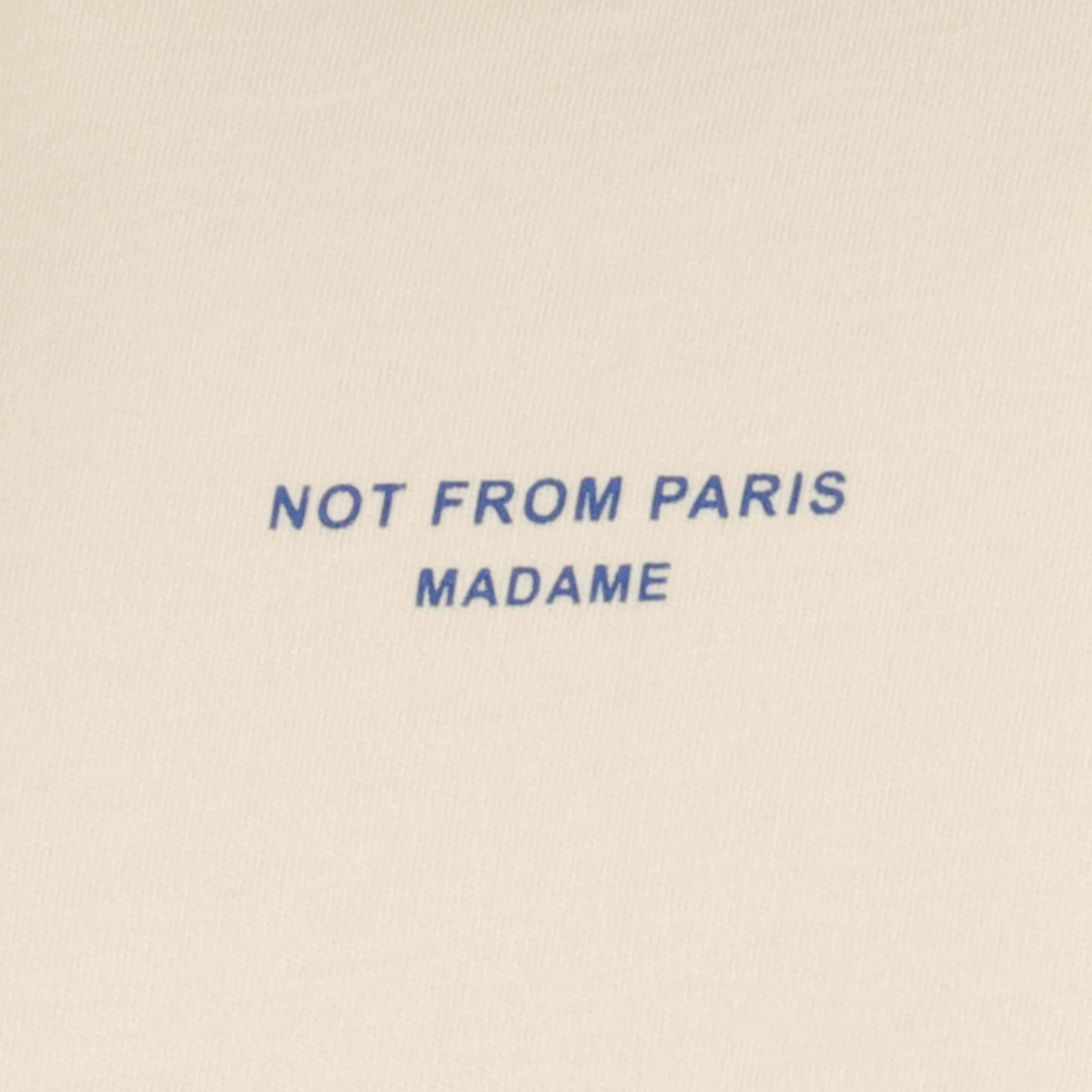 Imagen del artículo Camiseta beige con lema de la marca Drole De Monsieur para Hombre - Temporada Primavera-Verano 2026 - Vista Detallada_2