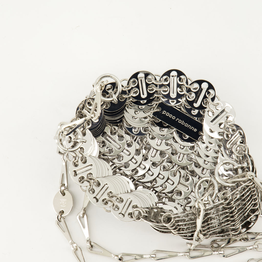 Bolsos de mano y al hombro Icónica Bolsa Nano Plateada 1969 Rabanne Plata Mujeres