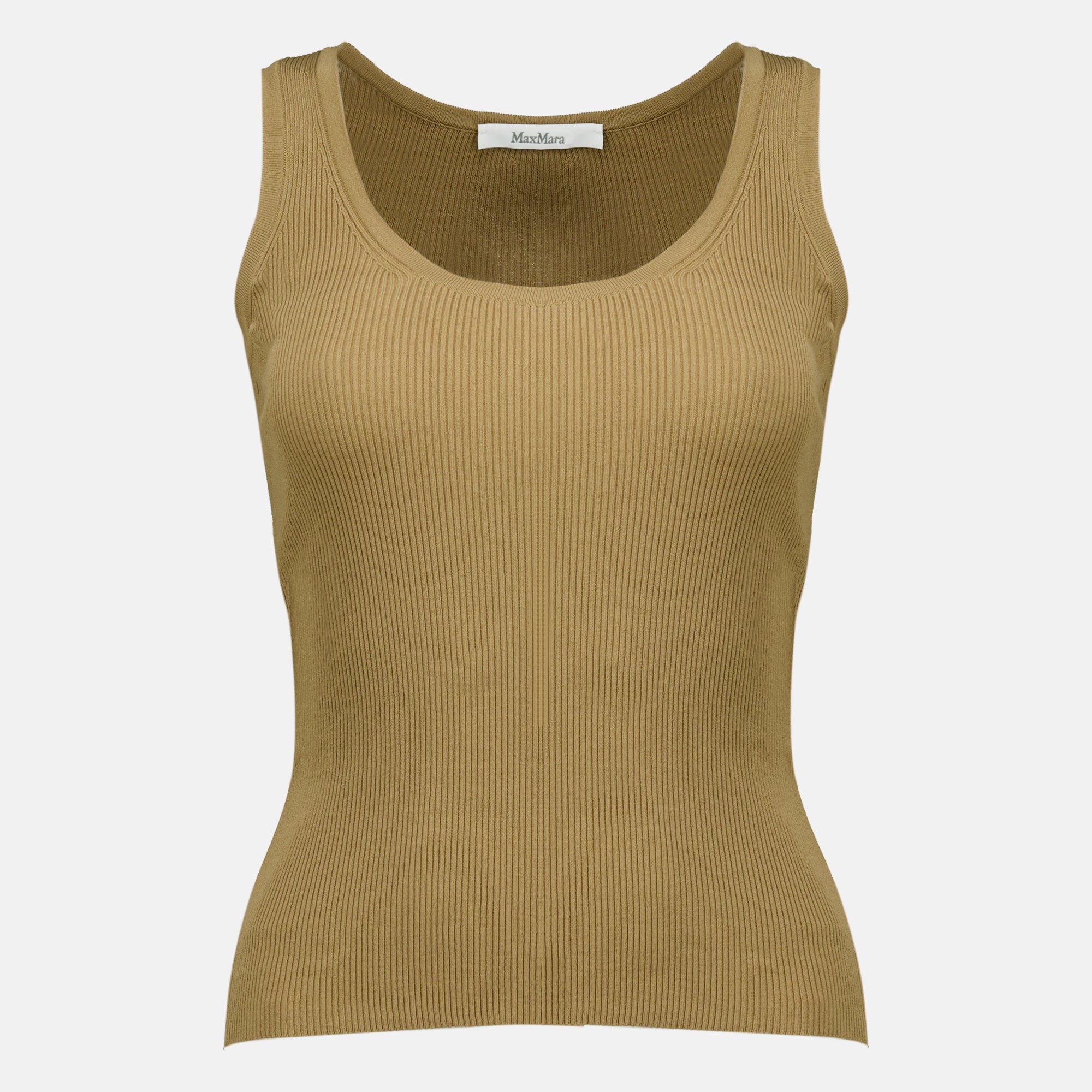 Tops Beige Ribbed Top Max Mara Beige Femme