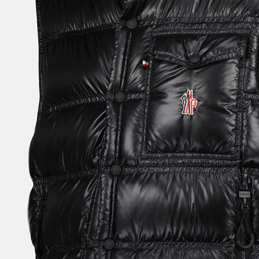 Vestes Doudoune sans manches Nantu Moncler Grenoble Noir Homme