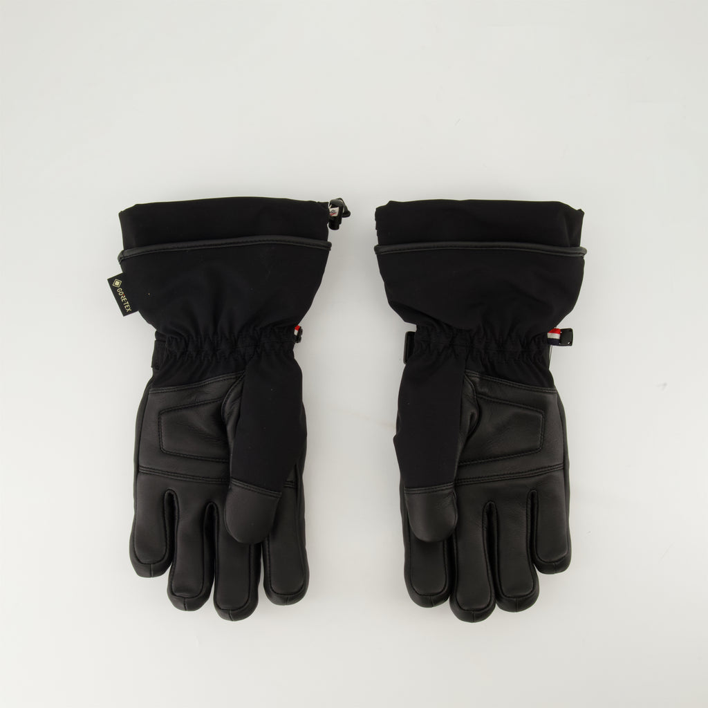 Scarves and gloves Gants de ski Moncler Grenoble Black Homme