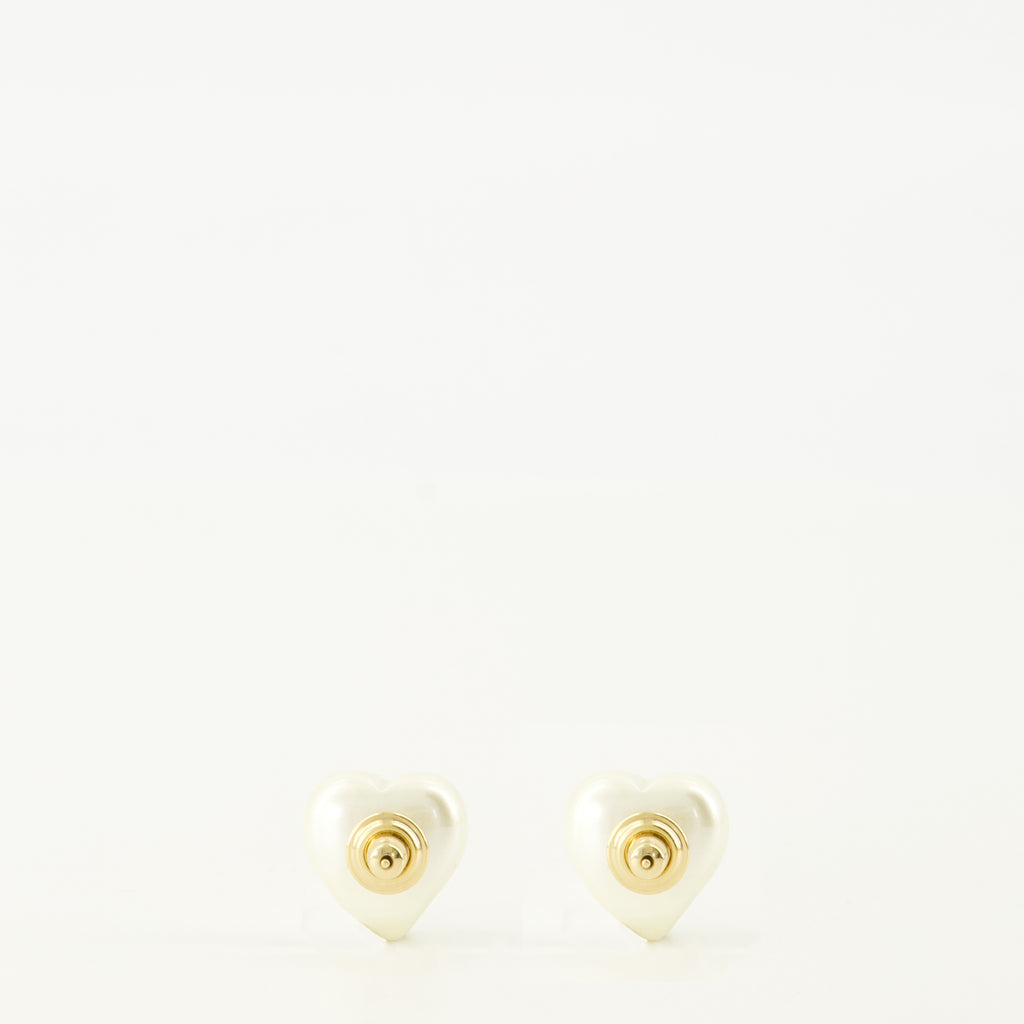 Imagen de los pendientes Vlogo de metal y perlas de la marca Valentino Garavani para Mujer - Temporada Primavera-Verano 2026 - Vista Trasera