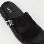 Chaussures ouvertes 아쿠아 샌들 Dior Noir Homme
