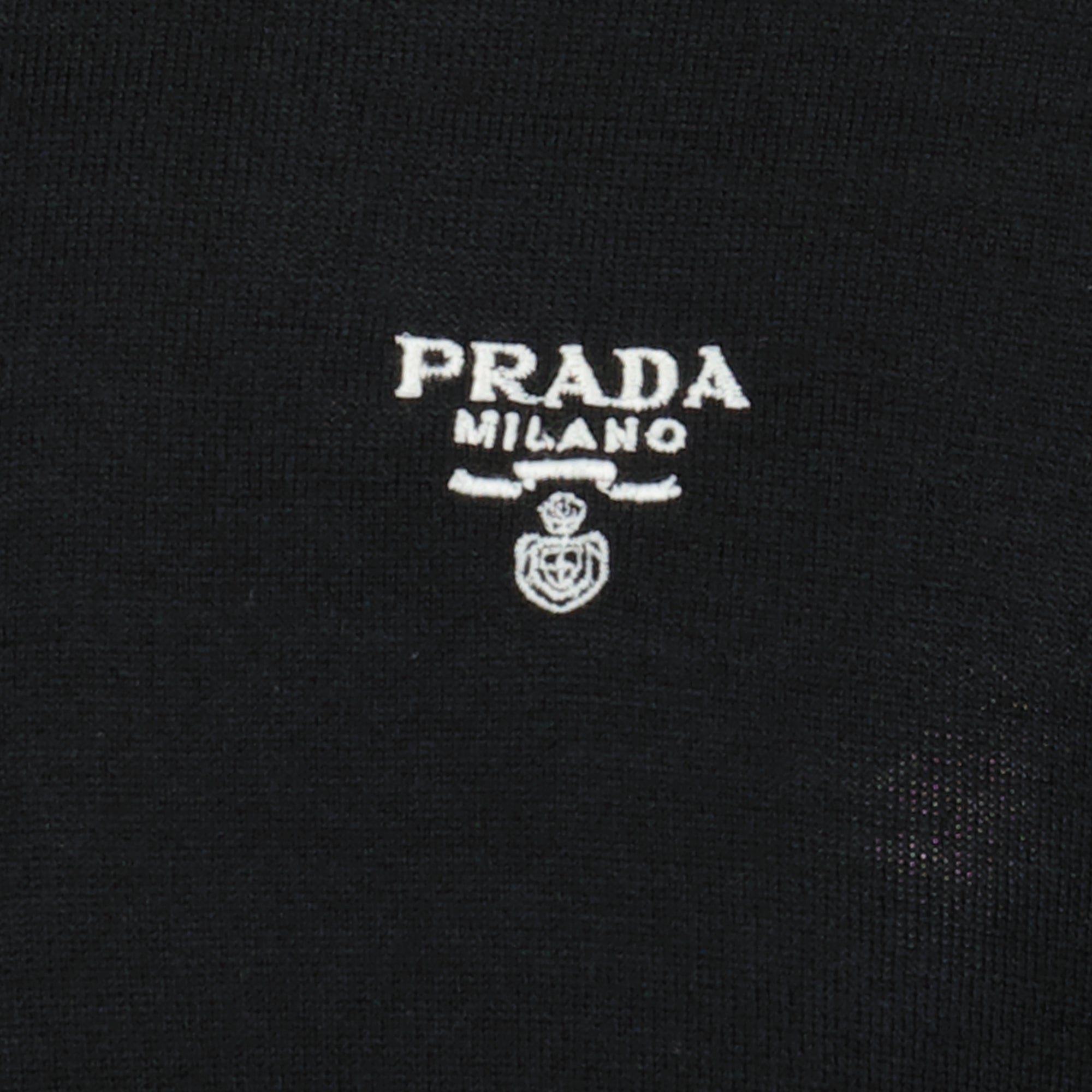 Bild des Artikels kurzärmeliger Wollpullover von Prada für Herren - Frühjahr-Sommer 2026 - Detailansicht_2