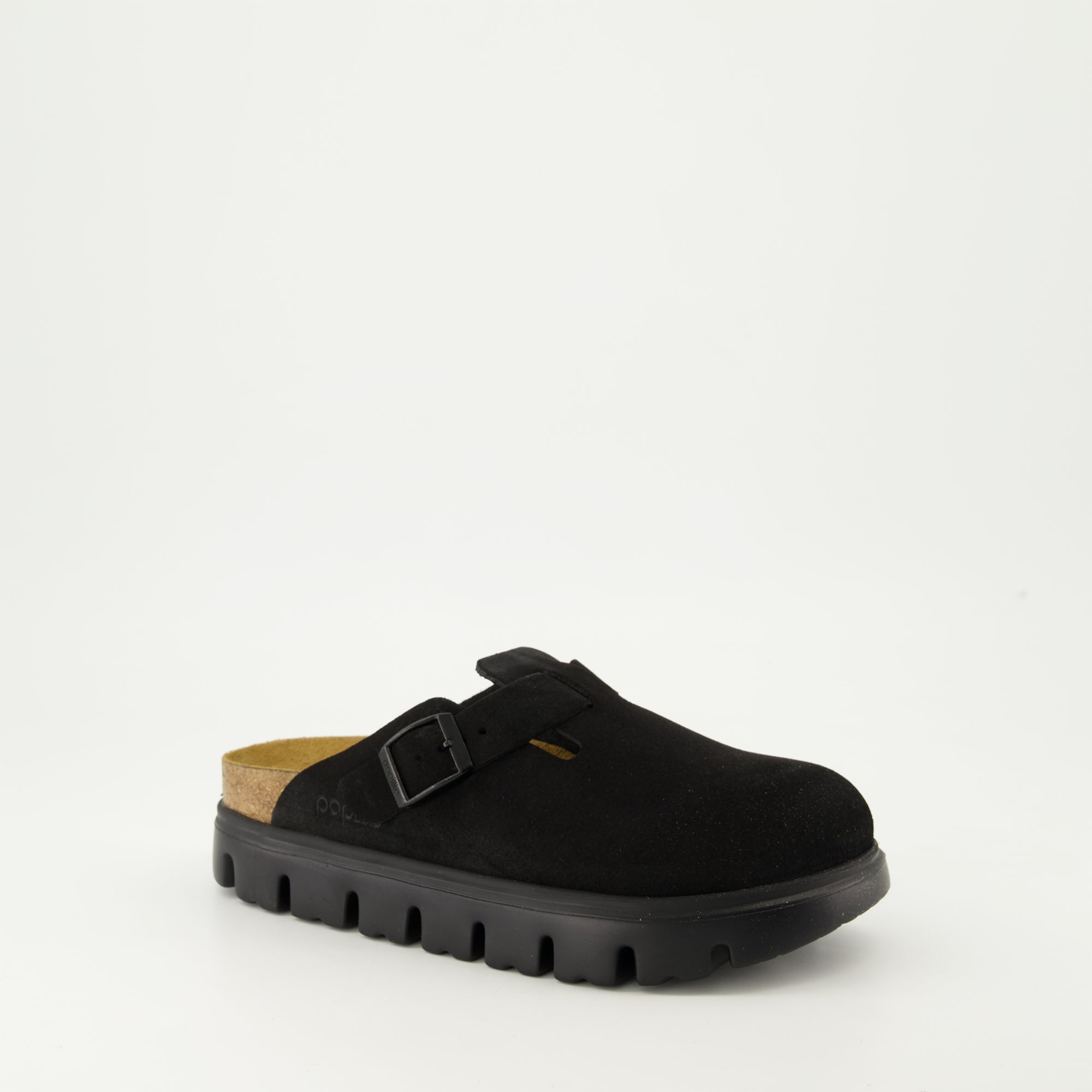 Chaussures ouvertes Mules Boston Chunky Birkenstock Noir Femme