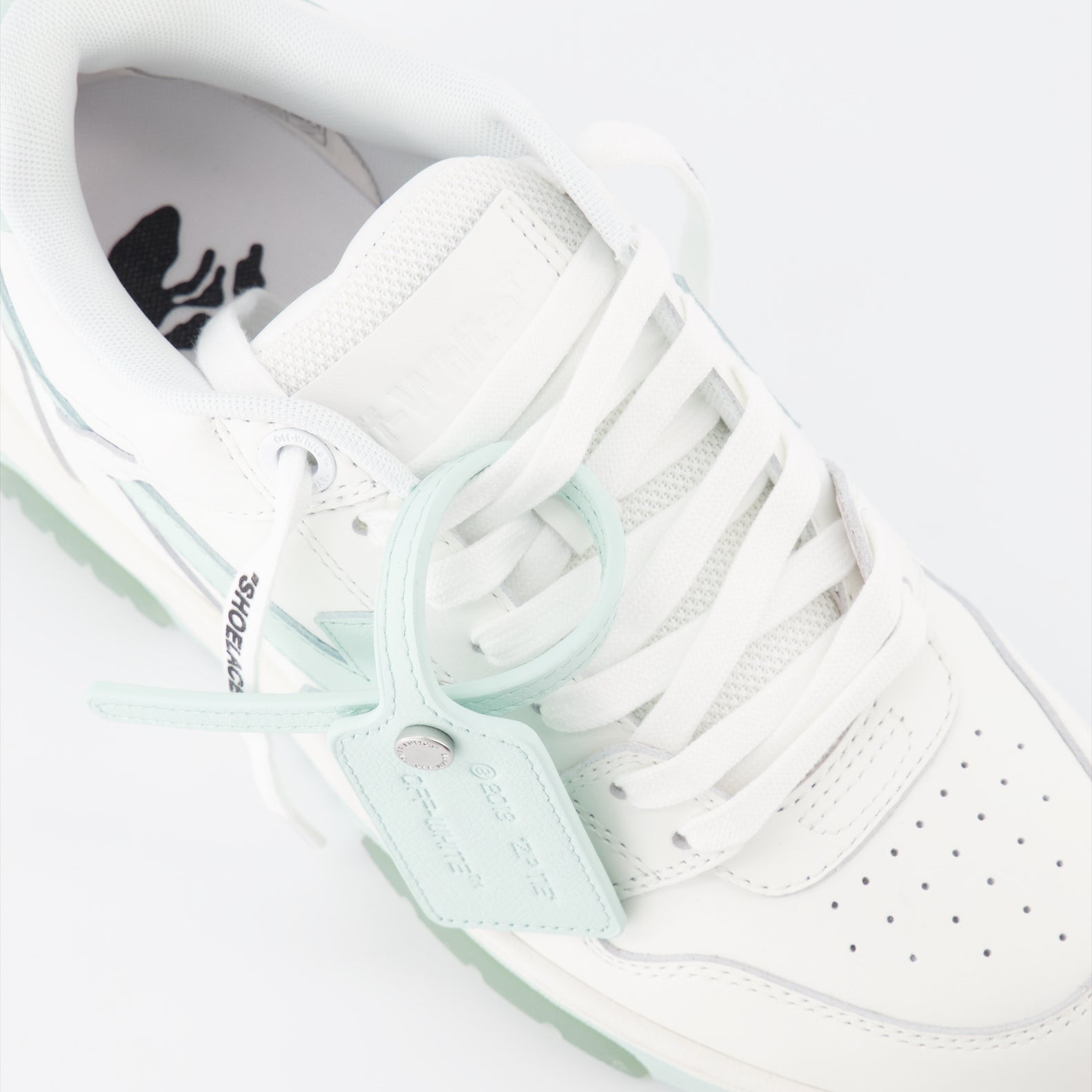Sneaker OWIA259C99LEA003 0151 white mint Off-White Blau Femme