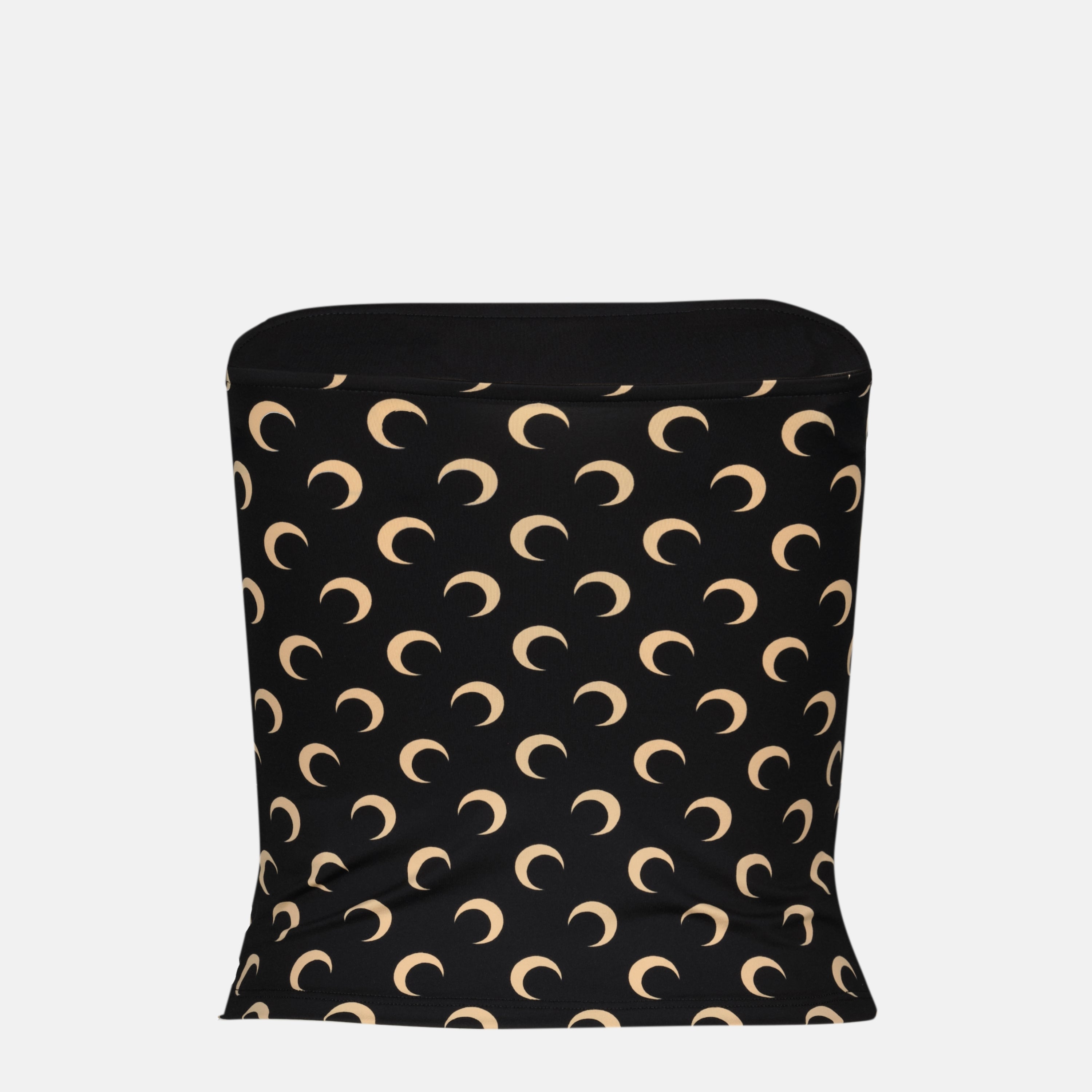 Image de l'article Top Jersey Moon bandeau de la marque Marine Serre pour Femme - Saison Automne-Hiver 2025 - Vue de Dos