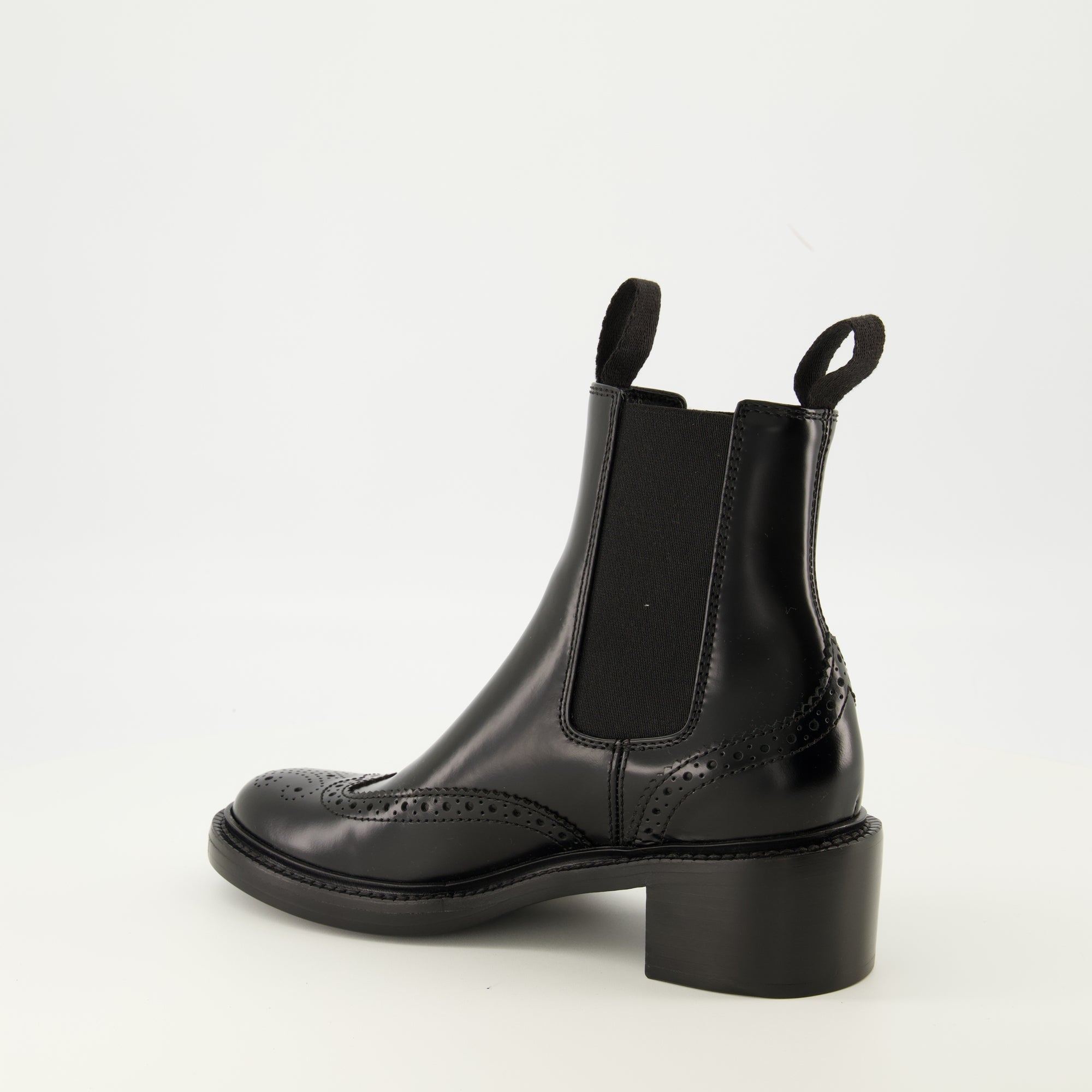 Image of the Saint Laurent Women's Chelsea Boots - Autumn-Winter 2025 - Three-quarter back right view