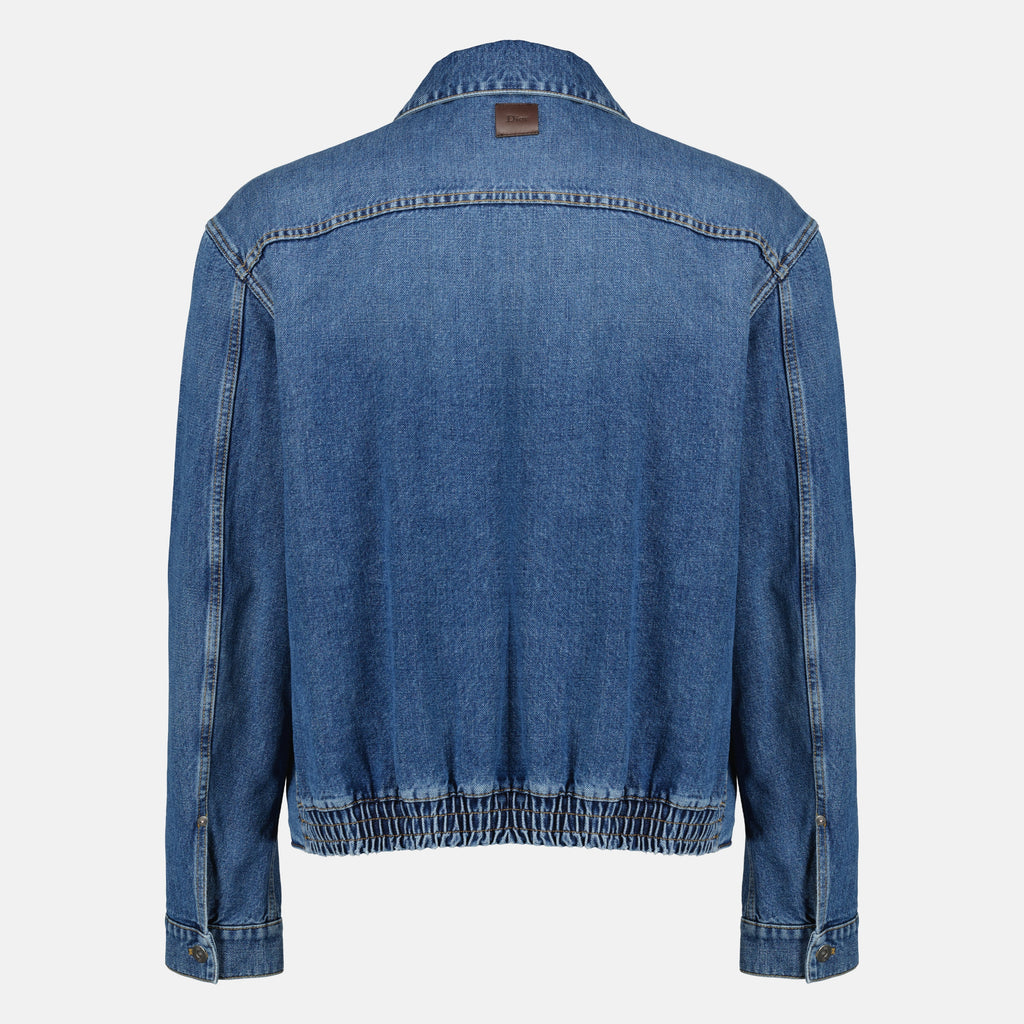 Imagen del artículo Chaqueta de denim azul de Dior para Hombre - Temporada Primavera-Verano 2026 - Vista Trasera