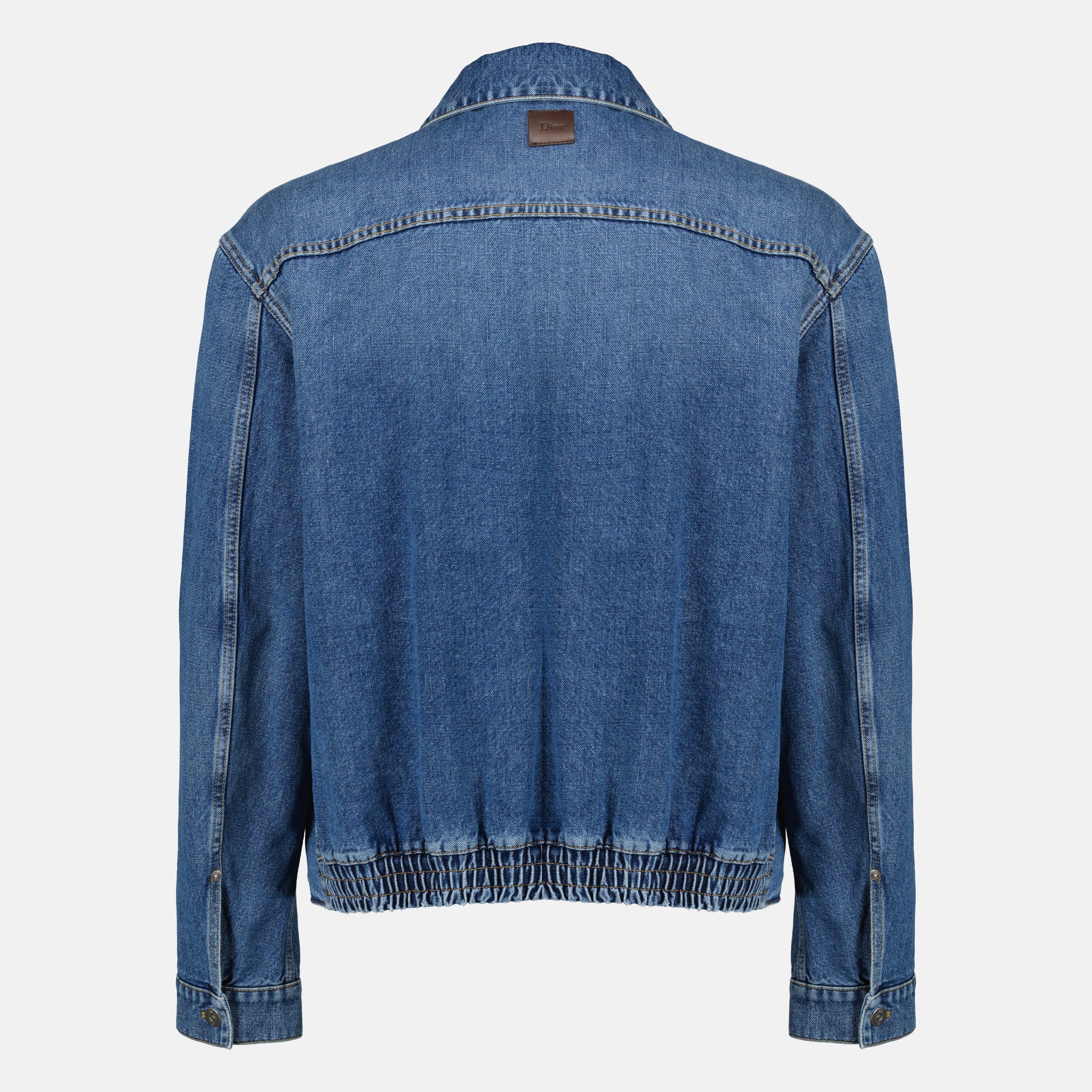 Imagen del artículo Chaqueta de denim azul de Dior para Hombre - Temporada Primavera-Verano 2026 - Vista Trasera