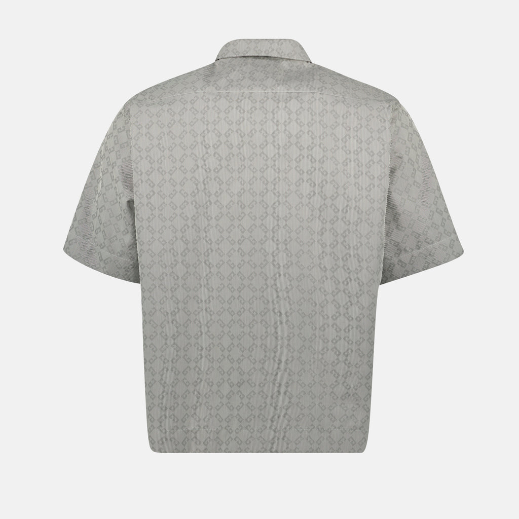 Chaquetas Chaqueta Camisa con Cierre Givenchy Gris Hombres